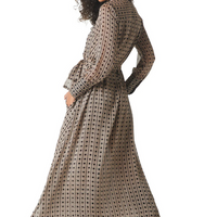 Ines Lattice Dress