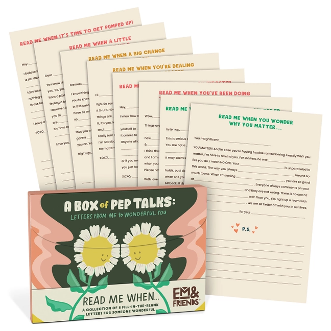 Pep Talk Note Pads by Emily McDowell& Friends