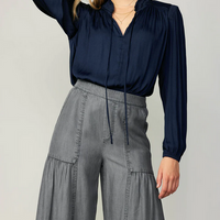 Tierd Wide Leg Pant