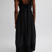 Linen Cotton Voile Sculpted Dress