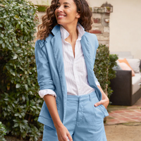 Barry Sheer Stripe Button-Up