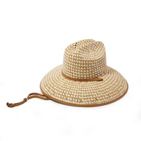 Checkered Straw Hat