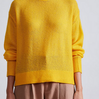 Tissue Weight Sweater Citrus