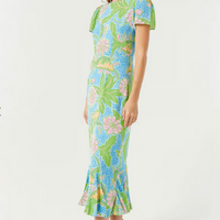 Lulani Blue Flower Dress