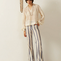 Dylan Clover Eyelet Top