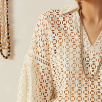 Dylan Clover Eyelet Top