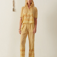 Winnie Saffron Bhutti Shirt