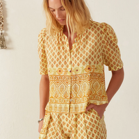 Winnie Saffron Bhutti Shirt