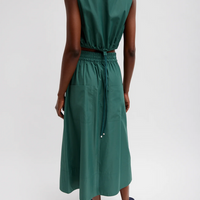 Italian Sporty Square Neck Top