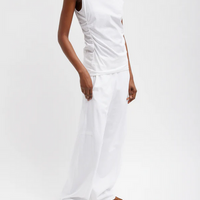 Tshirting Shirred Crewneck Top