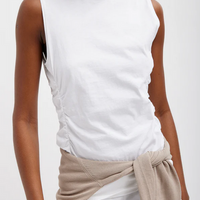 Tshirting Shirred Crewneck Top