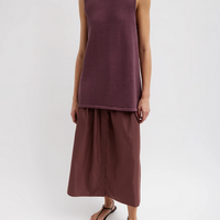 Italian Sporty Full Skirt Cinnamon