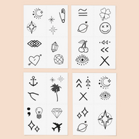 Temporary Tattoo Set
