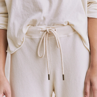 The Wide Leg Cropped Sweatpant