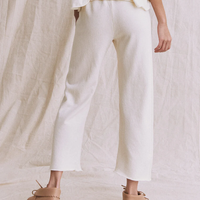 The Wide Leg Cropped Sweatpant