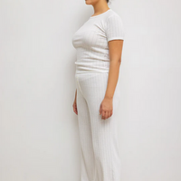 Pointelle Slim Fit Tee