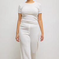 Pointelle Slim Fit Tee