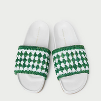 Henri Crochet Raffia Sandal