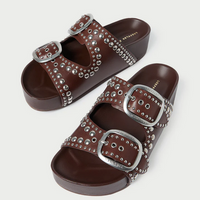Jack Leather Studded Sandal