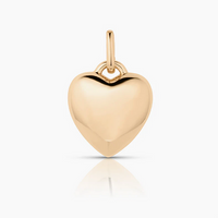 Aurelie Puffy Heart Charm