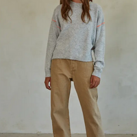 Neon Stitch Knit Pullover