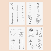 Temporary Tattoo Set