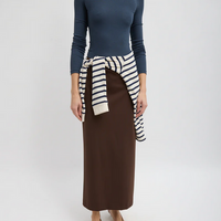 Circular Ribbed Crewneck