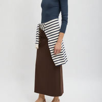 Circular Ribbed Crewneck