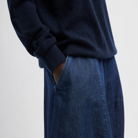 Indigo Denim Balloon Skirt