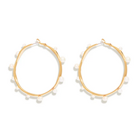 Isla Pearl Hoops