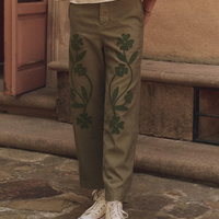 The Floral Applique Admiral Pant