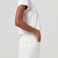 Adine Shrunken Tee White Ash