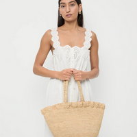 Cyrus Ruffled Tote