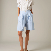 Lady Poplin Boxy Shorts