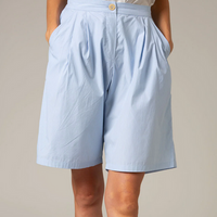 Lady Poplin Boxy Shorts