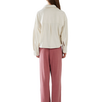 Coopa Crop Button Up