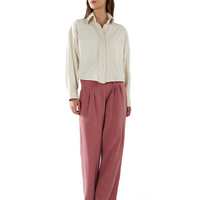 Coopa Crop Button Up