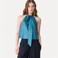 Silk Bow-tie Top