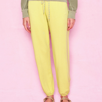 Rainbow Cord Jogger Lime