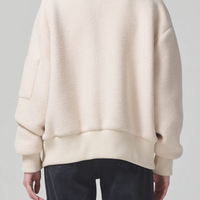 Brianna Sherpa Bomber Jacket