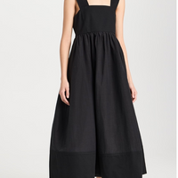 Linen Cotton Voile Sculpted Dress