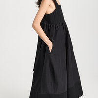 Linen Cotton Voile Sculpted Dress