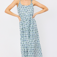 Siesta Navy Flower Dress