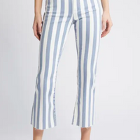 Le Crop Mini Boot Striped