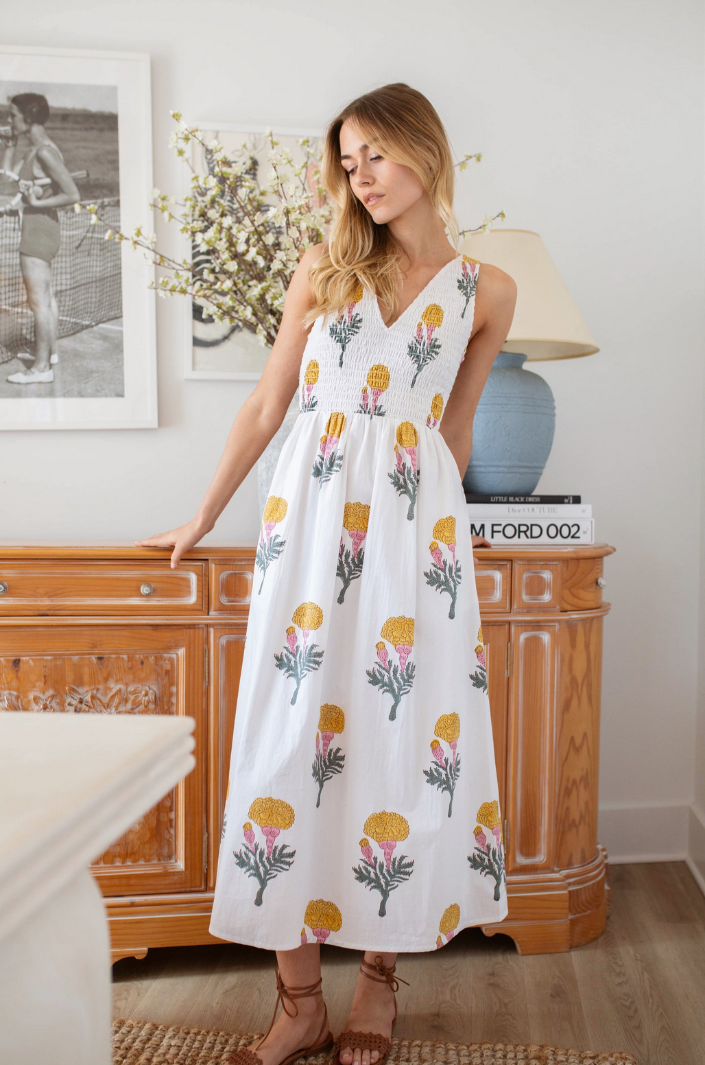 Cora Marigold Dress – Slate