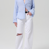 Kayla Shrunken Shirt Glint