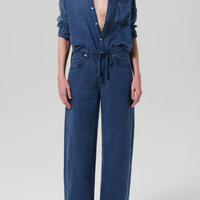 Brynn Drawstring Linen Trouser