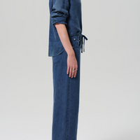 Brynn Drawstring Linen Trouser