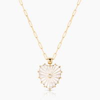 Malene Paperclip Heart Necklace