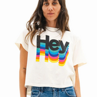 Hey Cropped Tee